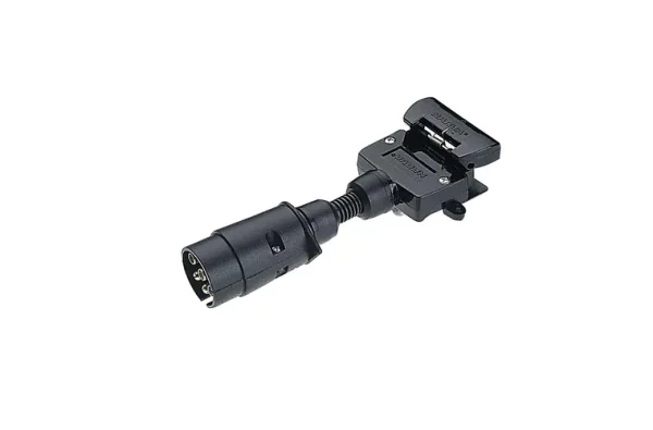 Narva 7 Pin Large Round Socket on Car to 7 Pin Flat Plug on Trailer