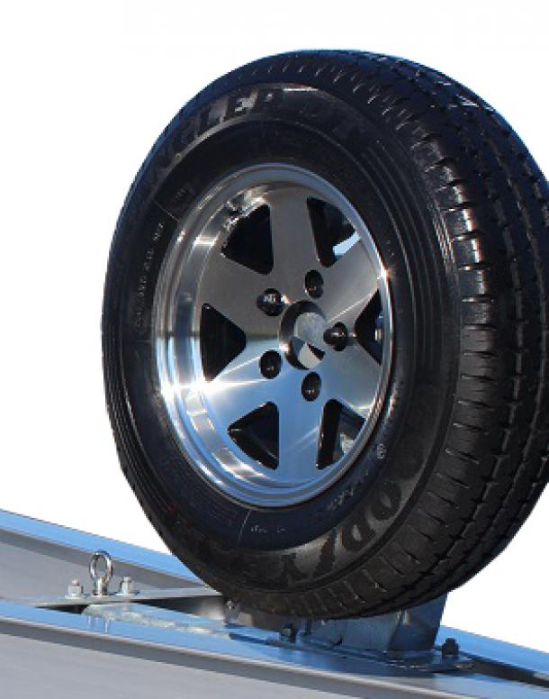 MOUNTED SPARE WHEEL